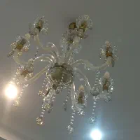 لوستر ۸شاخه بسیارشیک|لوستر و چراغ آویز|کرج, باغستان|دیوار