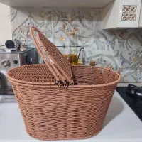 سبد حصیری مناسب جهیزیه کاملا نو|صنایع دستی و سایر لوازم تزئینی|مشهد, شهید جنگی|دیوار