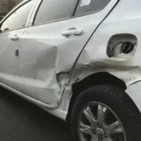 صافکاری  تصادف شدید  و بیرنگی