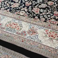 فرش ۹ متری یک جفت به همراه سه پادری و ۲ جفت پشتی|فرش|ری, شهرک نظامی|دیوار
