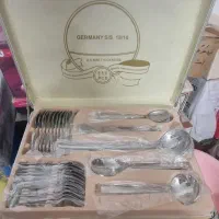 قاشق چنگال ۱۸ نفره|ظروف سرو و پذیرایی|یزد, |دیوار