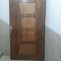 درب چوبی قهوه ای آپارتمانی