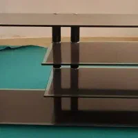 میزتلویزیون شیشه ای و ویترینی