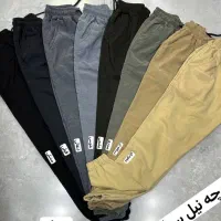 شلوار ،اسلش ساده، پارچه نیل
