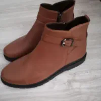 نیم بوت زنانه چرم اصل نو