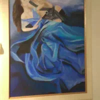 فروش نقاشی رنگ روغن ۵۰ *۷۰  با قاب