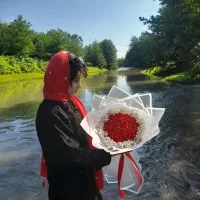 دسته‌گل‌ ربانی/باکس‌گل/خواستگاری/تولد/پول‌آرایی|گل مصنوعی|رشت, جانبازان|دیوار