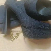 یک جفت کیف و کفش سرمه ای ساسز36