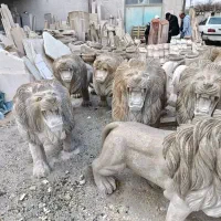 مجسمه شیر سنگی