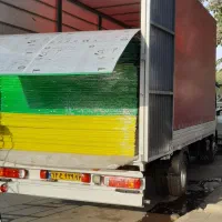 پلی کربنات ورق گالوانیزه رنگی کارتن پلاست پشم سنگ|عمده‌فروشی|مشهد, گلبرگ شمالی|دیوار