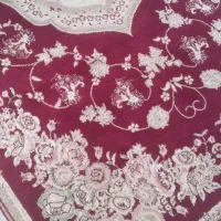 فرش ۶ متری جفت زرشکی۵۰۰شانه