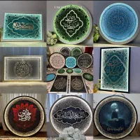 تابلو مذهبی دکوراسیون هیئت نوری