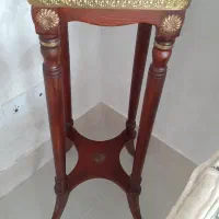 آباژور با میز چوبی ،نو