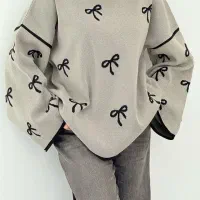 بلوز بافت پاپیونی