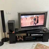 ست کامل تلویزیون سونی ۴۲ اینچ با سیستم صوتی و میز|تلویزیون و پروژکتور|تهران, دزاشیب|دیوار