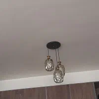 یک عدد لوستر سه تایی|لوستر و چراغ آویز|فردوسیه, |دیوار