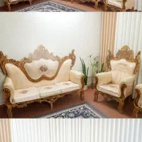 مبل استیل ۷نفره|مبلمان خانگی و میز عسلی|بروجرد, |دیوار
