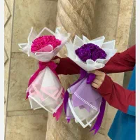دسته گل جاودان روبانی|گل مصنوعی|تهران, صاحب الزمان|دیوار