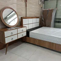 تخت خواب فلزی و طرح چوب سوگند در ابعاد مختلف|تخت و سرویس خواب|رشت, استقامت ۱|دیوار