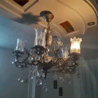 لوسترکارکرده ی 5شاخه تمیز