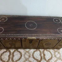 صندوق قدیمی بسیار زیبا|کلکسیون اشیاء عتیقه|بندر گناوه, |دیوار