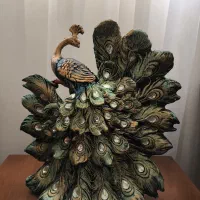 مجسمه طاووس پلی استر