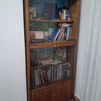 کتابخانه چوبی|کتابخانه، شلف، قفسههای دیواری|کرمانشاه, |دیوار