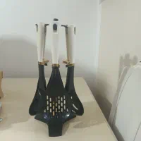 ست کفگیر و ملاقه ۷ تکه نو و سالم