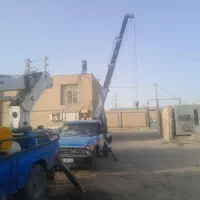 جرثقیل دکل نیسان چرخگیر خودرو بر امداد خودرو