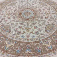 فرش دستباف تک دایره 3 * 3 طرح تبریز|فرش|مشهد, امام رضا (ع)|دیوار