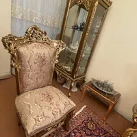 مبل استیل- ویترین- لوستر - ست چایخوری