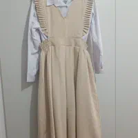 بیلر دامنی با پیراهن سفید