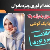 کار غیر حضوری بانوان|استخدام بازاریابی و فروش|تهران, الهیه|دیوار