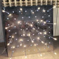 لوستر  مکعبی صفحه استیل 60در 60