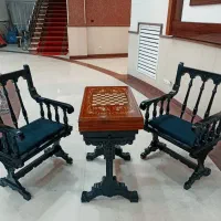 میز شطرنج دو منظوره تمام چوب راش