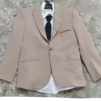 کت شلوار پسرانه سایز ۳۶ کت تک لیمویی سایز۲۰ طوسی۲۲|کفش و لباس بچه|قدس, شهر‌قدس|دیوار