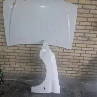 کاپوت ۱۳۲ سفید فابریگ ویک گلگیر ۲۰۶ سمت راننده جلو