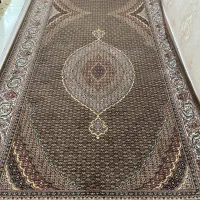 فرش کناره ماهی ۱/۵ در۴ .رنگ گردویی