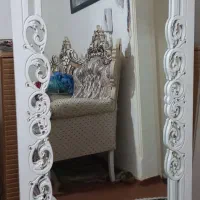 اینه قدی رنگ سفید