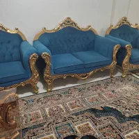 مبل کلاسیک استیل ۹نفره|مبلمان خانگی و میز عسلی|اسلامشهر, شهرک مهدیه|دیوار