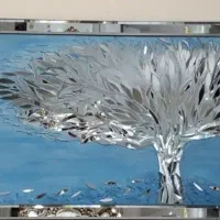 تابلو آینه کاری مناسب جهیزیه  اداره و ....