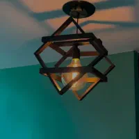 صندلی لوستر صنایع دستی چوب نجاری مبل
