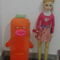 عروسک باربی قدی،بالشت هویج،عروسک ماریو