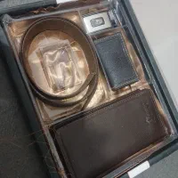ست کمربند کیف پول و جا کلیدی