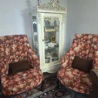 مبل زیبای دو رنگ و طرح