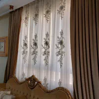 پرده فلت پارچه ترک نونوبا