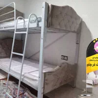 تختخواب ۲دوطبقه(تخت خواب 2 دو طبقه)مدل شاهانی