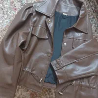 کت کراپ دخترانه ( وارداتی) مجلسی چرم نو