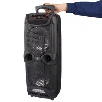 اسپیکر شارژی فوق حرفه ای (آکبند) 70 سانتی بمب صدا|پخش‌کننده همراه|مشهد, امام رضا (ع)|دیوار