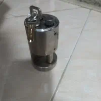 قفل کتابی استوانه‌ای آریا سایز بزرگ ضدبرش فولادی